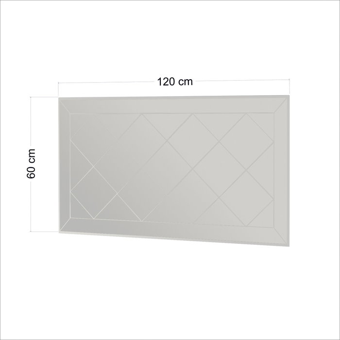 Hanah Home Espejo Argyle Pauli - Blanco
